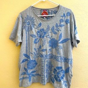 Johnny Was Embroidered Top L